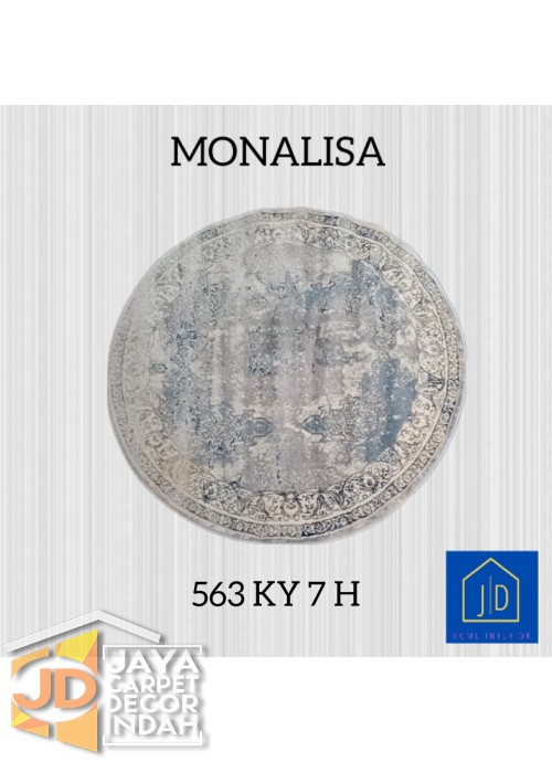 Permadani Monalisa Bulat 563 KY 7 H  Ukuran 120 cm x 120 cm, 160 cm x 160 cm